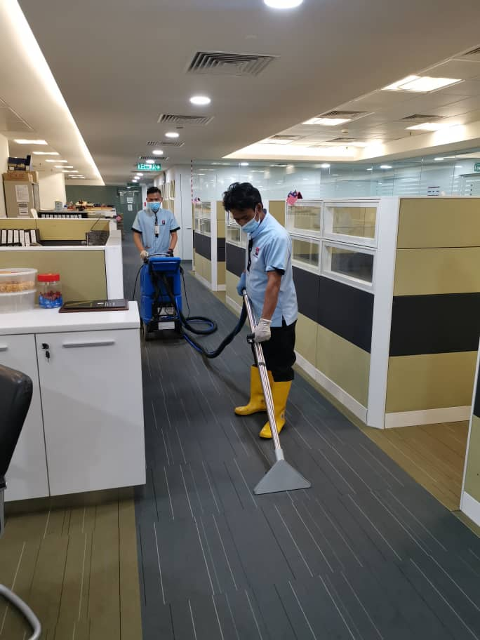 Pembersihan bangunan dan pejabat